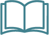 Icon representing an open book