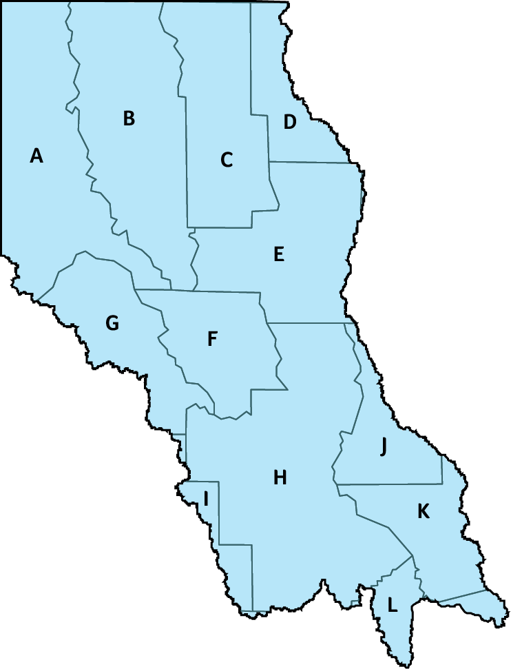 LWI Region 1 Map