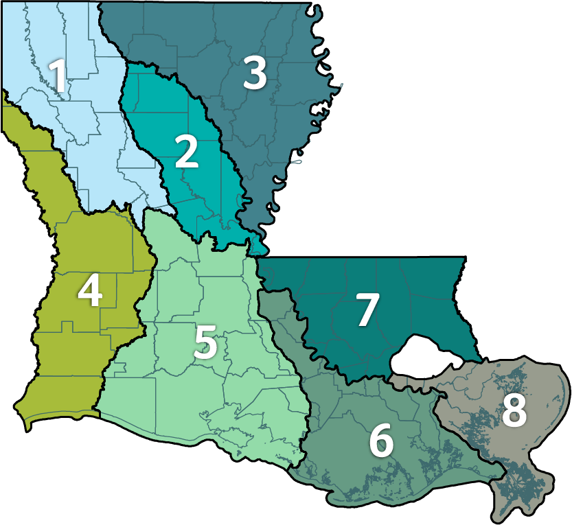 LWI Watershed Regions Map